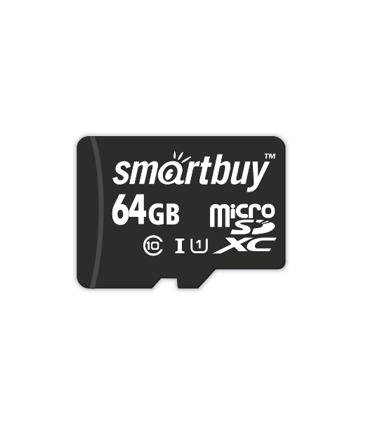 Флеш карта Micro SDHC 64Gb Smartbuy Class 10 UHS-1 (без адаптера)