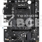 Материнская плата CBR A520M, Socket AM4, AMD A520, 2xDDR4, 4xSATA, 1xM.2, 1xPCIe 3.0 x16, 1xPCIe x1, 1xVGA, 1xHDMI, 1x 1Gb LAN, 2xUSB-A 2.0, 2xUSB-A 3.2 Gen 1, 3x3.5 мм, 7.1, mATX, фото 1