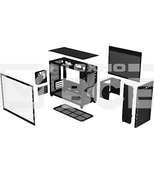 Компьютерный корпус Asus AP201 PRIME CASE TG AP201/BLK/TG