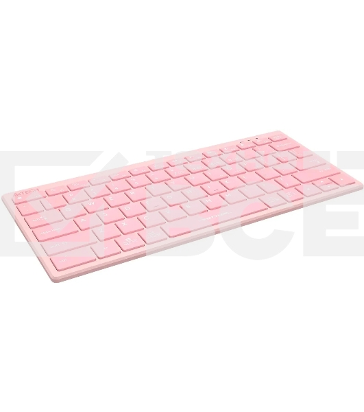 Клавиатура A4Tech Fstyler FBX51C розовый USB беспроводная BT/Radio slim Multimedia