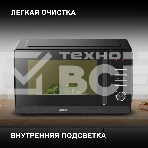 Микроволновая печь Hyundai HYM-D3012 черный 25л 800Вт кнопки, поворотный механизм, фото9