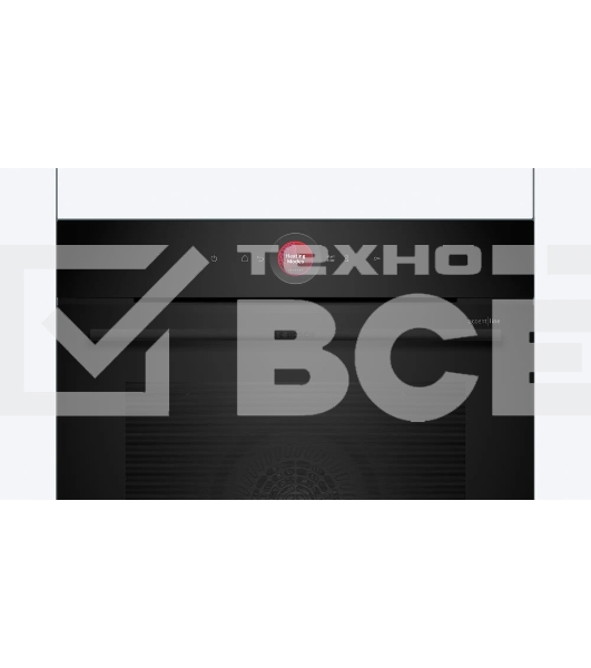 Встраиваемый духовой шкаф Bosch HBG9742B1S с 14 режимами нагрева,контроль температуры от 30 °C до 300 °C,объем 71 л