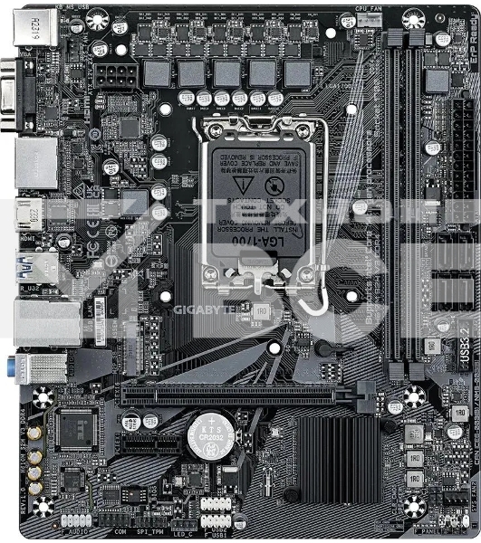 Материнская плата Gigabyte H610M S2H V3 DDR4, LGA 1700, Intel H610, 2xDDR4, 4xSATA, 1xM.2, 1xPCIe 4.0 x16, 1xPCIe x1, 1xHDMI, 1xDP, 1xVGA, 1x 1Gb LAN, 2xUSB-A 3.2 Gen 1, 4xUSB-A 2.0, 3x 3.5 мм, 7.1, mATX