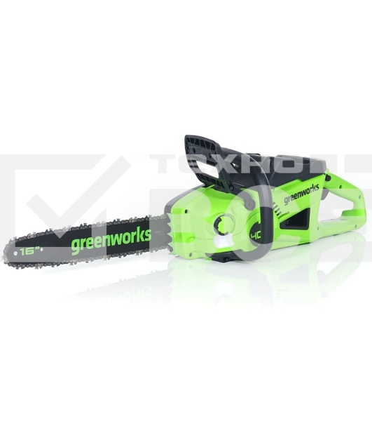 Цепная пила аккумуляторная GreenWorks GD40CS20Xk4, 40V, 40 см, 2000 Вт, бесщеточная,  c 1хАКБ 4 Ач И ЗУ (2008807UB)