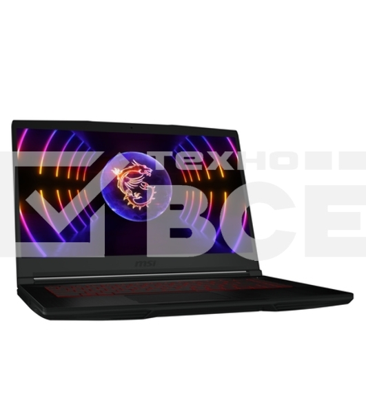 Ноутбук MSI GF63 12UC-2209NL серый Core i5 12450H 16Gb SSD512Gb NVIDIA GeForce RTX 3050 4Gb 15.6