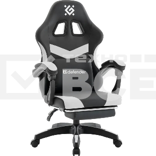 Кресло игровое Defender Runa PRO черн/белый, PU, класс 2