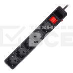 Сетевой фильтр Smartbuy (SBSP-5-30-K) 5 гн х 3,0 м черный, фото2