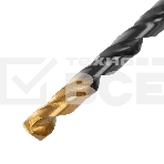 Сверло по металлу Denzel 5,5 мм, HSS-Tin, Golden Tip, 10 шт., фото3