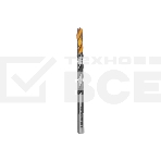 Сверло спиральное по металлу Denzel 7,0 x 109мм, Р6М5, Golden Tip, многогранная заточка, фото 1