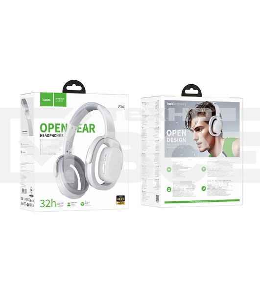 Беспроводные полноразмерные наушники HOCO (6942007662895) W67 Grey