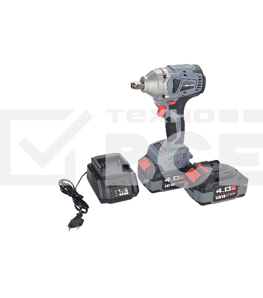 Аккумуляторный винтоверт беcщеточный импульсный ProfiPower MKDTD-18V (Li-ion-2шт, 4.0А·ч, З/У speed, кейс)