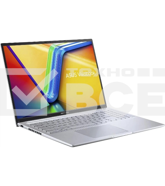 Ноутбук ASUS VivoBook 16 X1605VA Intel Core i7 13620H 2400MHz/16'/1920x1200/16GB/1024GB SSD/Intel UHD Graphics/Wi-Fi/Bluetooth/Без ОС (90NB10N2-M02X50) Silver