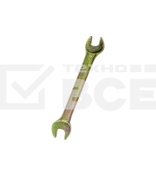 Ключ рожковый Сибртех 14302 8 х 9 мм, желтый цинк