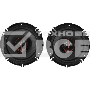 Колонки автомобильные Pioneer TS-R1651S-2 (без решетки) 300Вт 90дБ 4Ом 14.24см (6дюйм) (ком.:2кол.) коаксиальные трехполосные