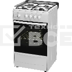 Плита газовая Darina 1B GM 441 005 W белый/черный, конфорок 4 шт, духовка 50 л, 50 см x 85 см x 51 см, фото2