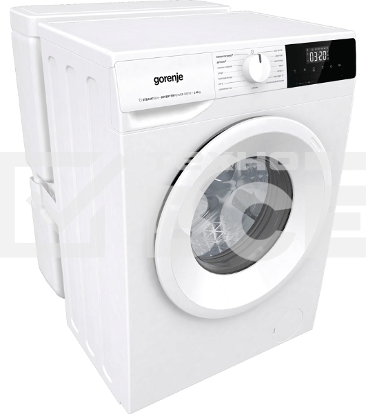 Стиральная машина Gorenje W2NHPI62SCSIRV 20010441 белый, загрузка фронтальная с баком 6 кг, 1200 об/мин., класс: А