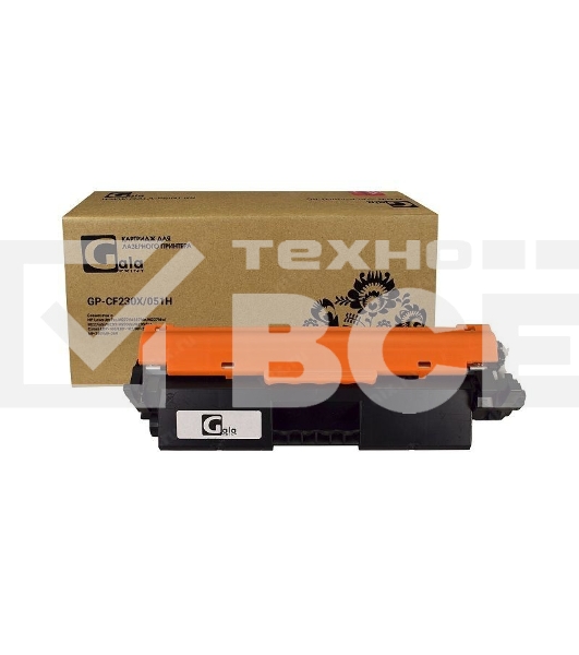 Картридж лазерный GalaPrint GP-CF230X/051Н (№30X) чёрный (4100 стр.) для HP LaserJet Pro M227/M227fdn/M227fdw/M227sdn/M203/M203dn/M203dw/Canon LBP-160/LBP-162/MF-260/MF-264/MF-267/MF-269