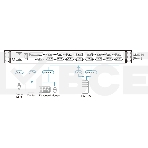 Портовый переключатель 16 с KVM консолью ATEN 16-Port PS/2-USB VGA Single Rail 17.3
