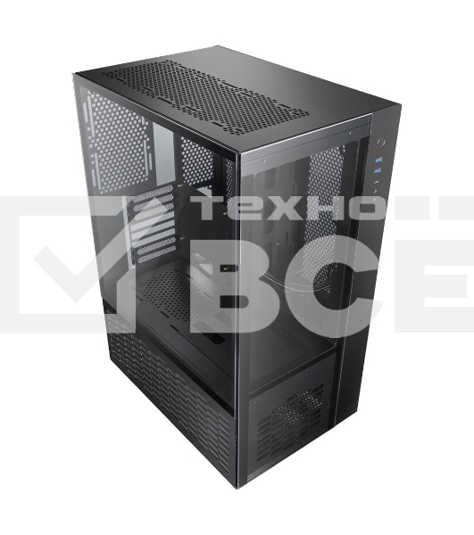 Компьютерный корпус Raijintek PAEAN PREMIUM 0R20B00208, black, Aluminum, ATX/MICRO ATX/MINI-ITX, USB3.0x2, Type Cx1, HD Audiox1