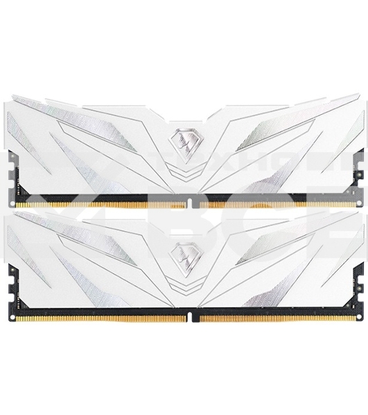 Оперативная память NETAC Shadow II, DDR5, 32GB (2x16 GB), 4800 MHz, CL40, радиатор, белый