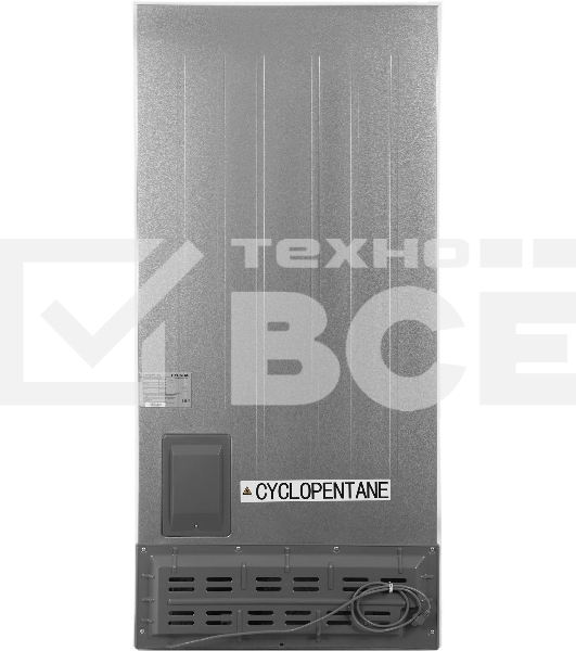 Холодильник Hyundai CS45082F белый двухкамерный 270/180л морозилка снизу, No Frost, Side by Side