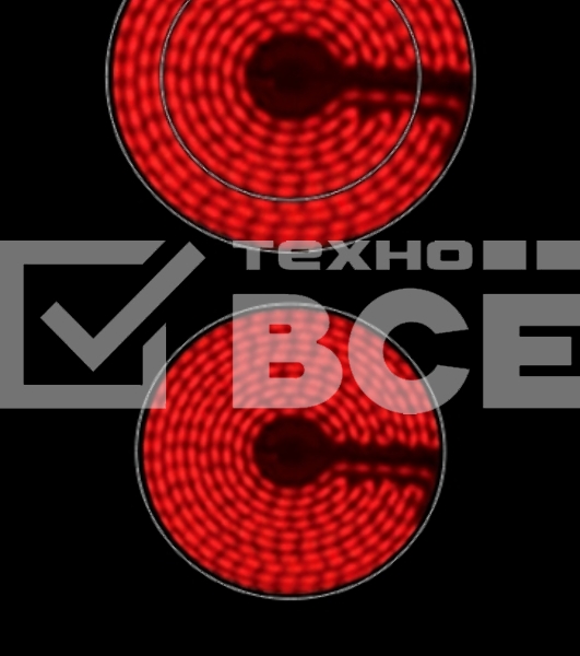 Электрическая варочная панель Renova TC-230L1BS1 чёрный
