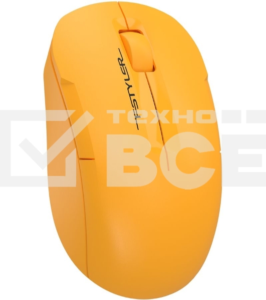 Мышь беспроводная A4Tech Fstyler FG15C Air2 желтый, 1200 dpi, радиоканал, USB, кнопки - 3