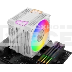 Кулер для процессора Bloody BD-AC230-ARGB1 ARGB белый, 120 мм, алюминий/медь, 1600 об/мин, 32 дБ, 4 pin, 230 Вт, 154 мм, фото6