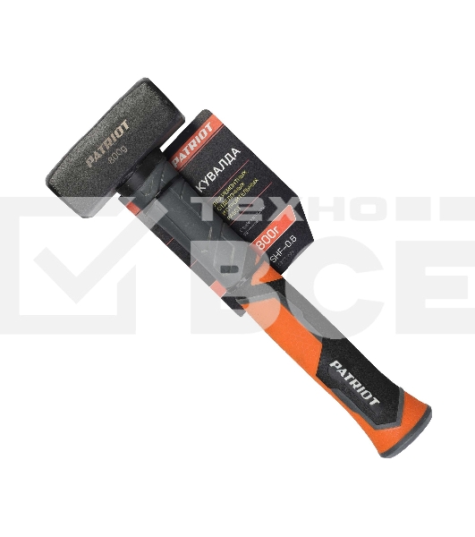 Кувалда PATRIOT SHF-0,8 с фиберглассовой рукояткой, 0,8кг