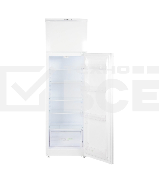 Холодильник Бирюса 424 белый двухкамерный 170/35л морозилка сверху
