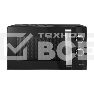 Микроволновая печь Centek CT-1570 черный, 23 л, 900 Вт, переключатели - поворотный механизм
