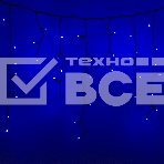 Гирлянда светод. уличная Funray Бахрома SIC-120B,3.0x0.7м,120ламп,синий,IP60,черн.шн.1.5м,СОЕД,, фото4
