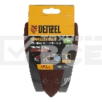 Треугольник абразивный Denzel на ворc. подложке под 