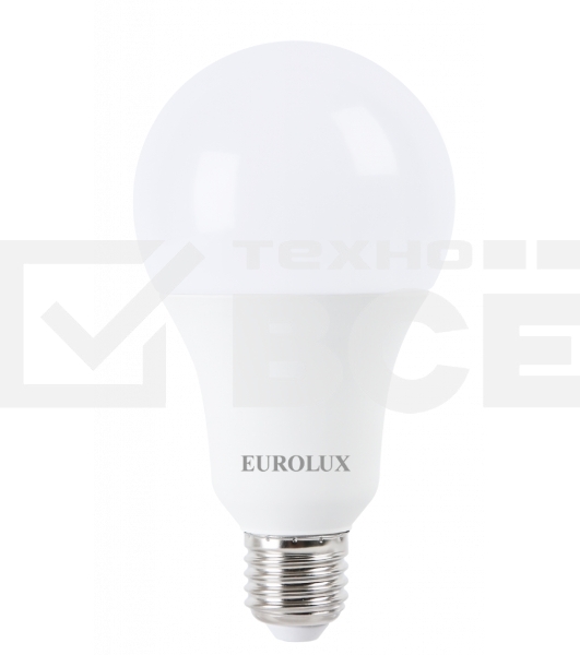 Лампа светодиодная EUROLUX LL-E-A80-25W-230-4K-E27 груша