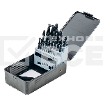 Набор сверл по металлу HSS (1-13мм, 25 шт) Deli DH-MHZ025-ED1 металлический кейс, фото3