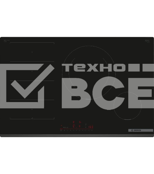 Индукционная варочная поверхность Bosch PXE831HC1E черный