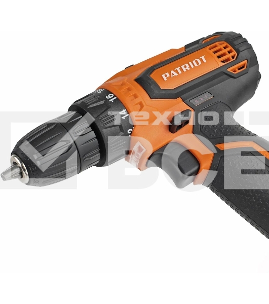 Дрель-шуруповерт аккумуляторная Patriot BR 119Li, Аккумуляторная, 12В, 2 АКБ