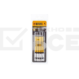 Набор бит Denzel S1x4', 5 шт.