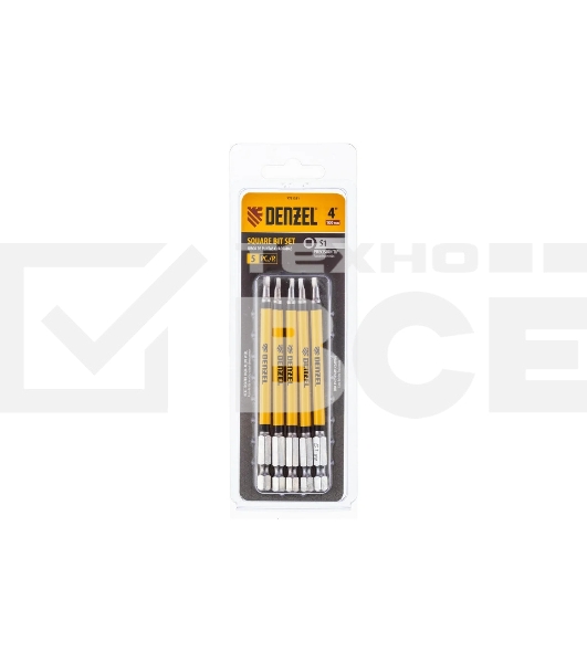 Набор бит Denzel S1x4', 5 шт.