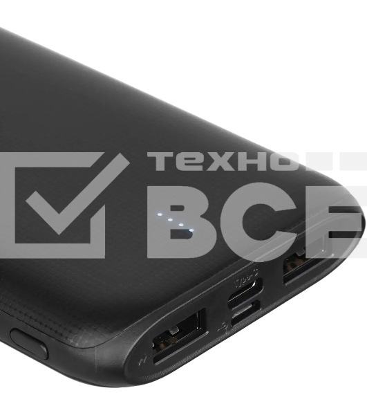 Портативный аккумулятор TFN Porta PB-247 10000mAh 2.1A 2xUSB-A/USB-C черный (TFN-PB-247-BK)