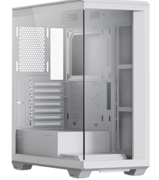 Корпус ATX Xastra Q600 6ARGB-C10-UC White без БП, боковая панель из закалённого стекла, USB 3, USB Type-C