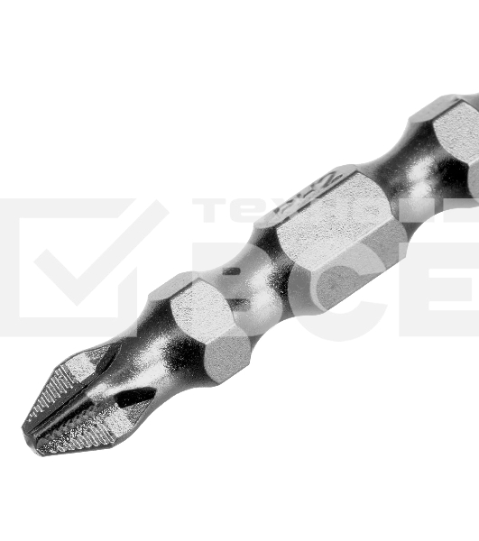 Бита двухстор. Gross PH2-PH1х45мм, сталь S2, 10шт.