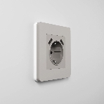 Рамка на 1 пост WERKEL Split (дымчатый/белый, soft-touch) W0013067, фото8