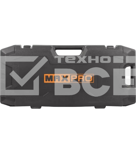 Молоток отбойный MAX-PRO MPDH1700/11M электрический 1700 Вт, 200-2100 уд/мин, 45 Дж, SDS-MAX, 11,5 кг, резиновый кабель, дополнительные щетки, кейс