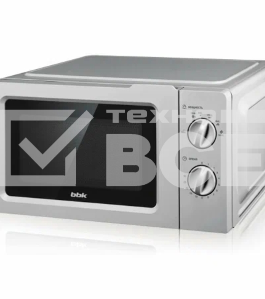Микроволновая печь BBK 17MWS-784M/B серебряный 17л 1000Вт поворотный механизм