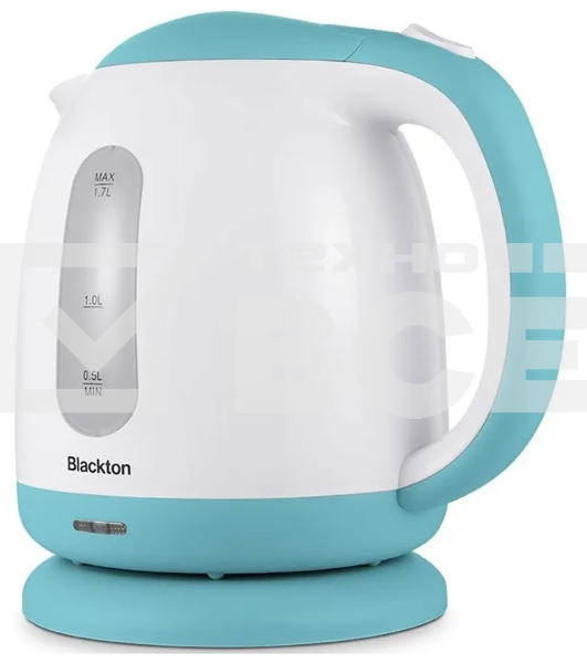 Чайник электрический Blackton Bt KT1701P 1,7 л, 2200 Вт, белый-мятный