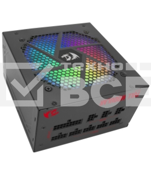 Блок питания для ПК Redragon RGPS-750W 750Вт, модульный, 80+Gold,RGB