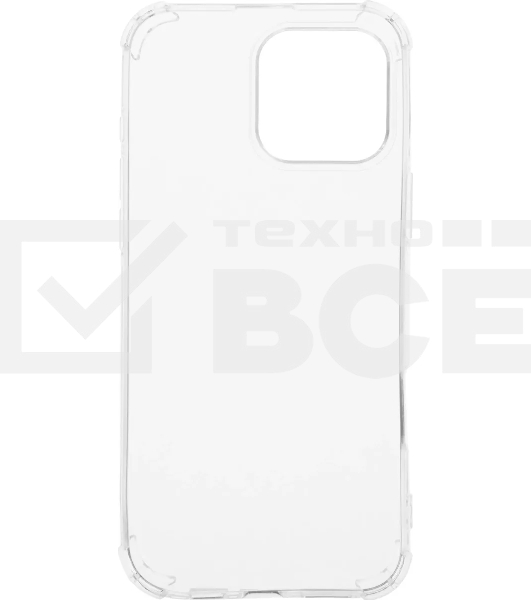 Чехол (клип-кейс) BoraSCO для Apple iPhone 16 Pro Max Bumper Case прозрачный