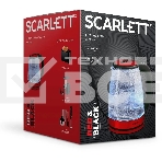 Чайник электрический Scarlett SC-EK27G65 красный/черный, 1800 Вт, 1.8 л, фото4