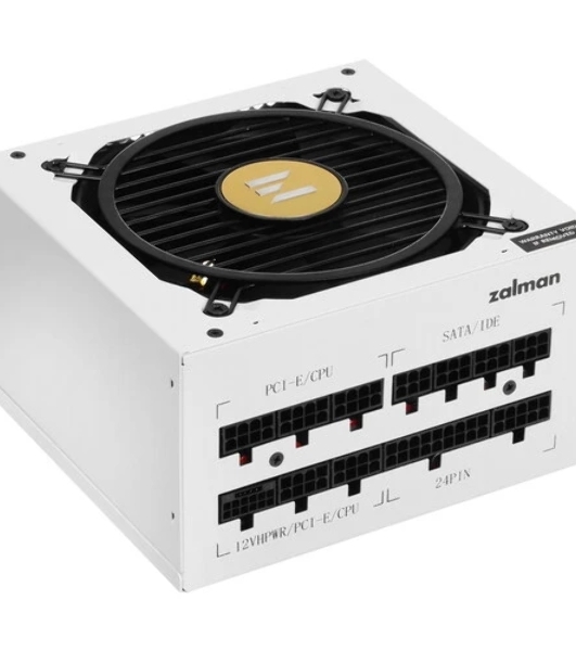 Блок питания Zalman TeraMax II 750W WHITE Retail (ZM750-TMX2 WH), 750Вт, 80 PLUS Gold, 120мм, модульный, белый